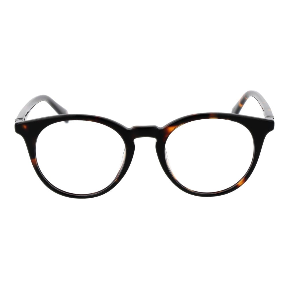 Guess Brown Men's Optical Frames – Round Full-Rim, 48mm