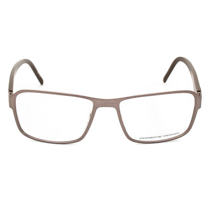 Porsche Brown Metal Frames – Square Prescription-Ready Glasses