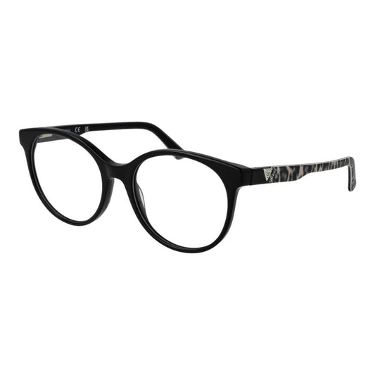 Guess Women’s Optical Glasses – Black Round Frame, 55mm