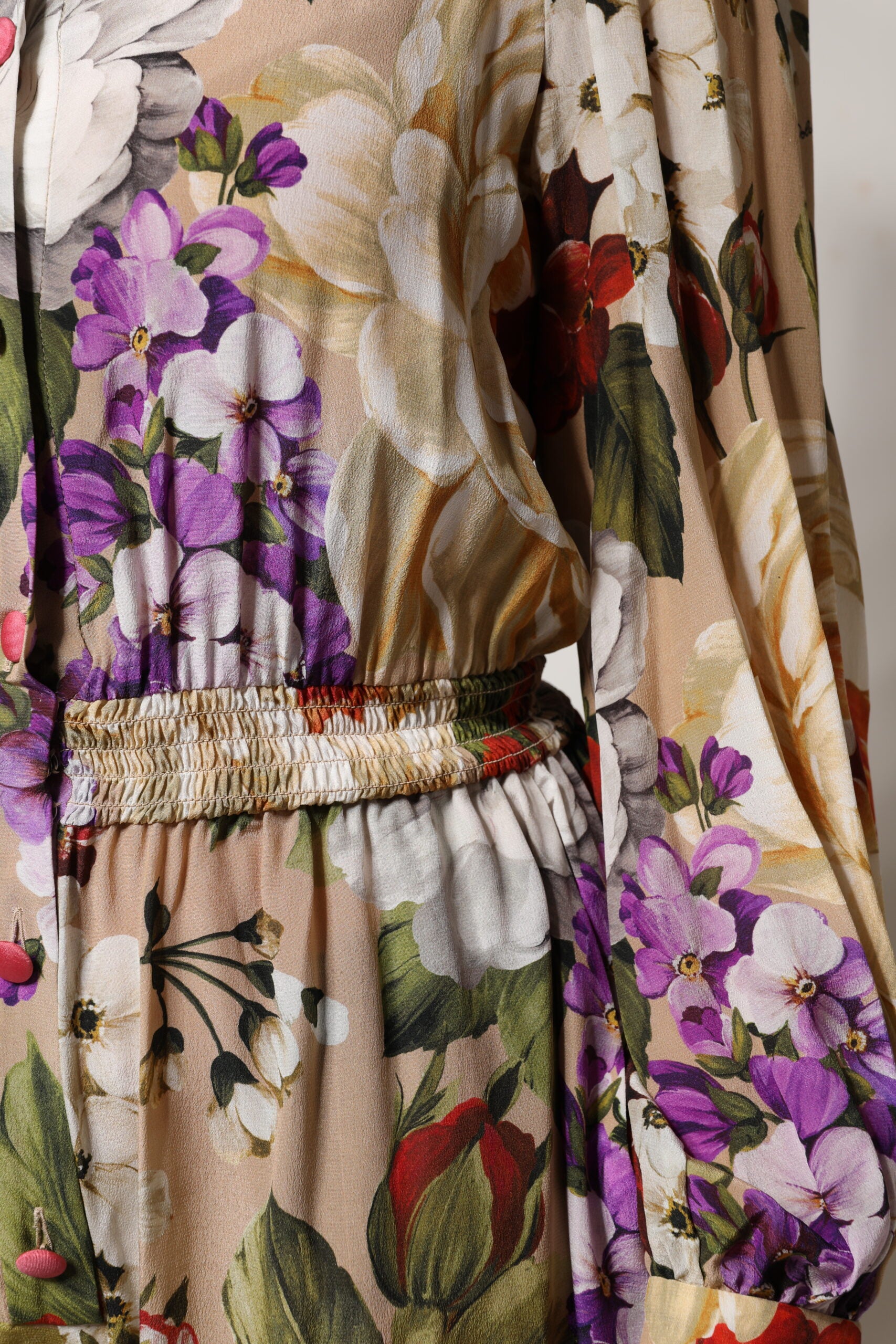 Dolce & Gabbana Multicolour Floral Wide Leg Jumpsuit