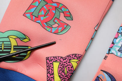 Dolce & Gabbana Pink Logo Monogram Jogger Sweatpants