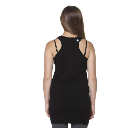 Fred Perry Black Polyester Unisex Tank