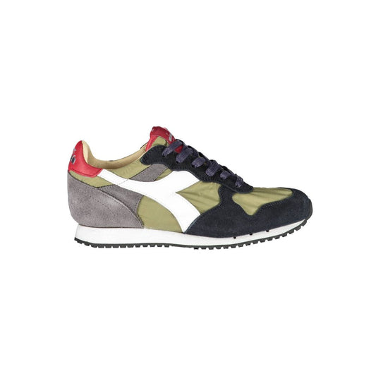 Diadora Women's Green Leather Sneakers