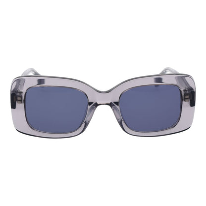 Maje Women’s Sunglasses – Chic Grey Frame with Blue Mirrored Lenses, 51mm