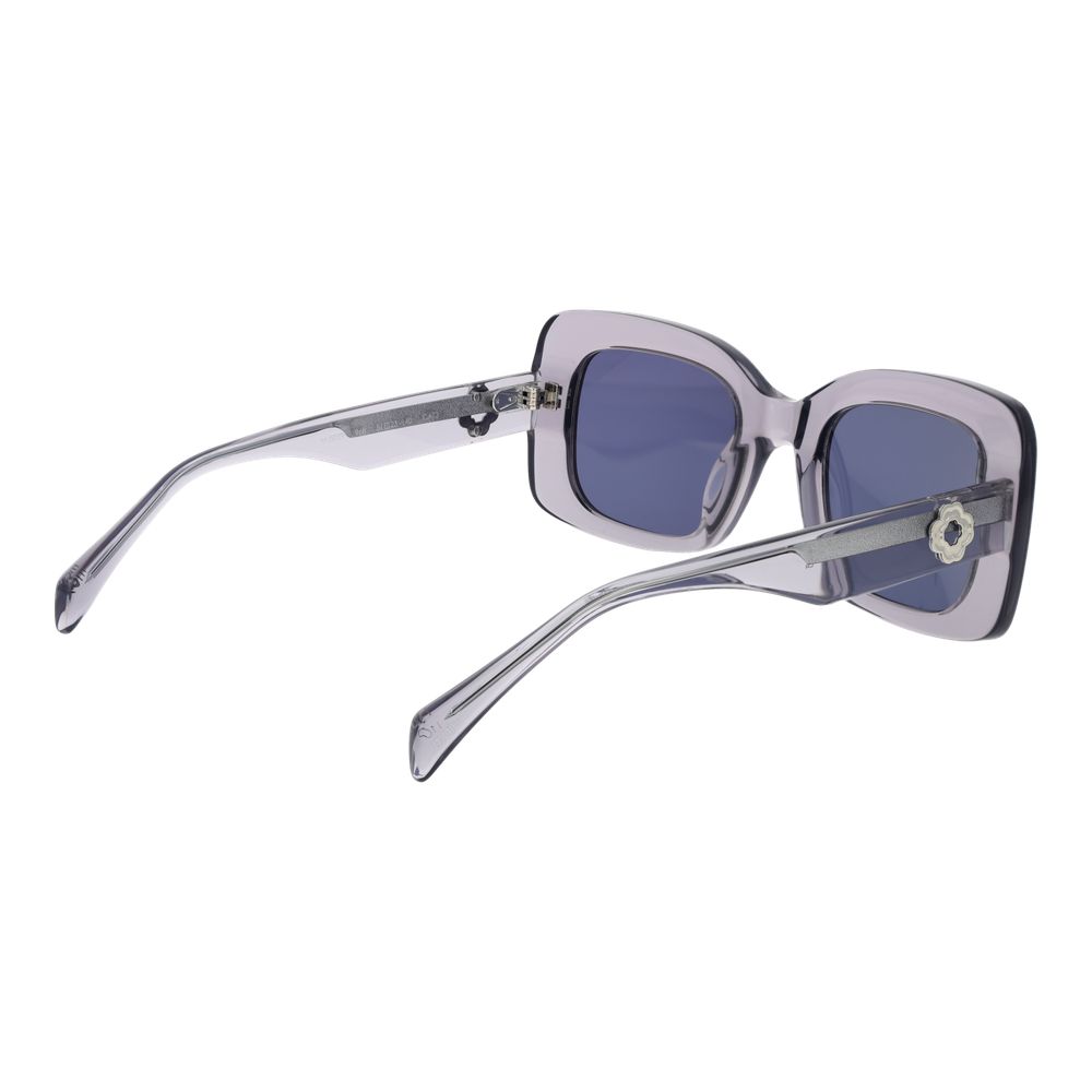 Maje Women’s Sunglasses – Chic Grey Frame with Blue Mirrored Lenses, 51mm