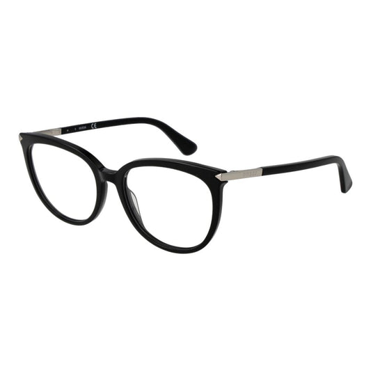 Guess Women’s Optical Frames – Black Round Design, 53mm