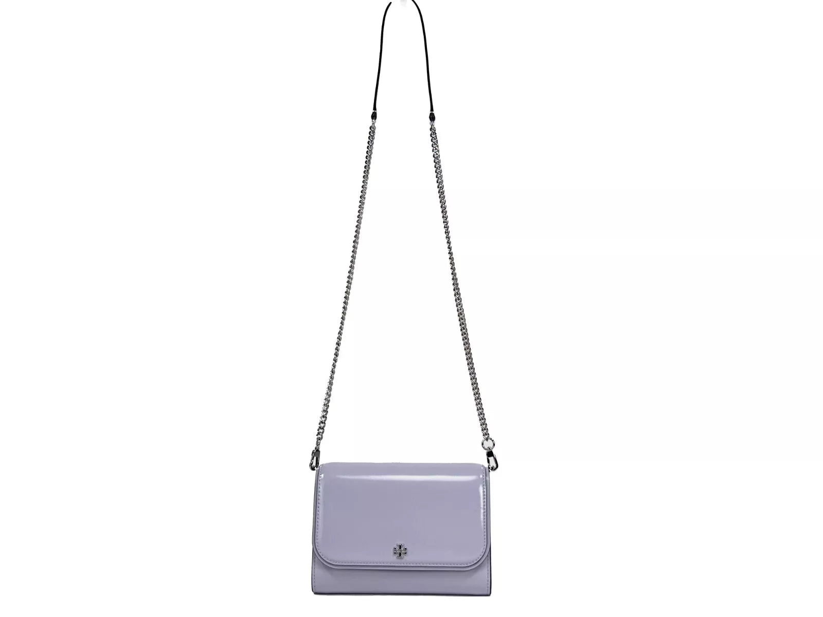 Tory Burch Patent Emerson Chain Wallet Crossbody Bag