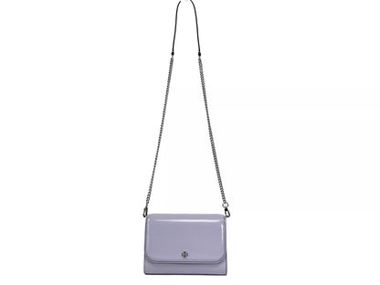 Tory Burch Patent Emerson Chain Wallet Crossbody Bag