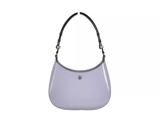 Tory Burch Patent Emerson Small Shoulder Bag Purse in Violet