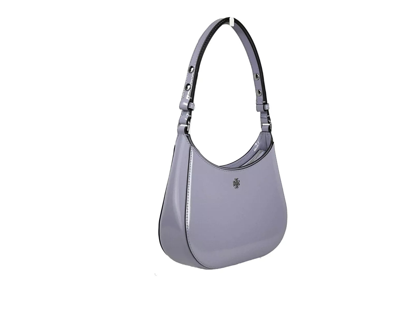 Tory Burch Patent Emerson Small Shoulder Bag Purse in Violet