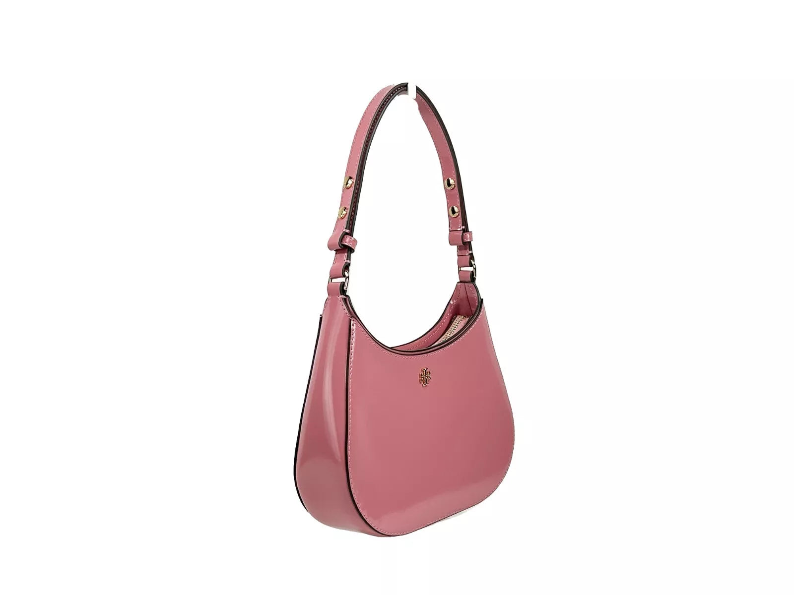 Tory Burch Patent Emerson Small Shoulder Bag in Pink