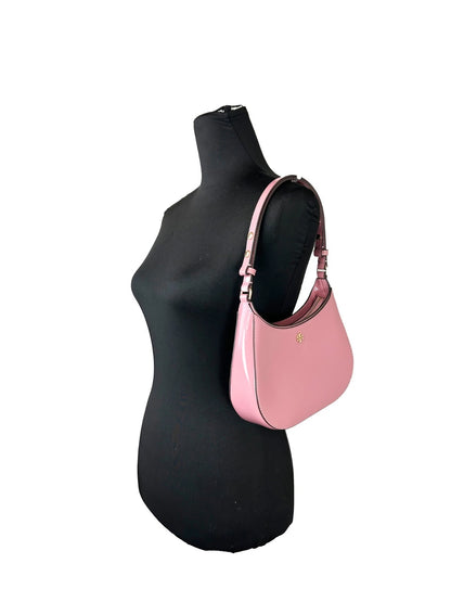 Tory Burch Patent Emerson Small Shoulder Bag in Pink