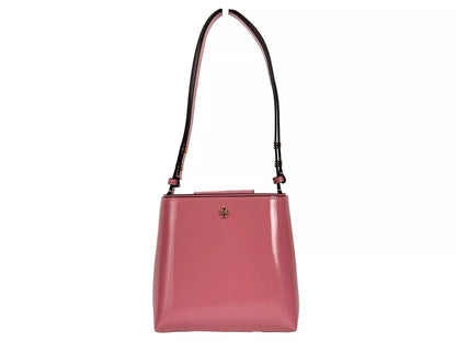 Tory Burch Patent Pink Emerson Bucket Bag