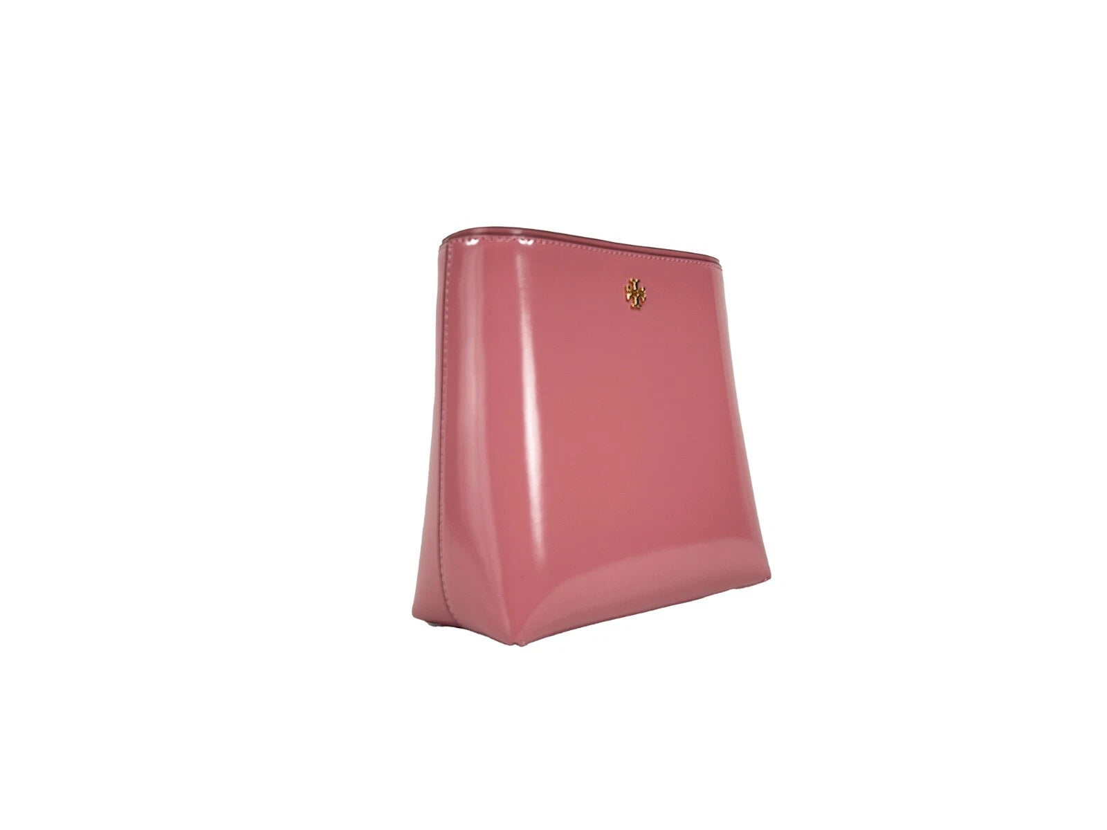 Tory Burch Patent Pink Emerson Bucket Bag