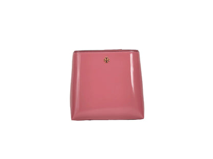 Tory Burch Patent Pink Emerson Bucket Bag