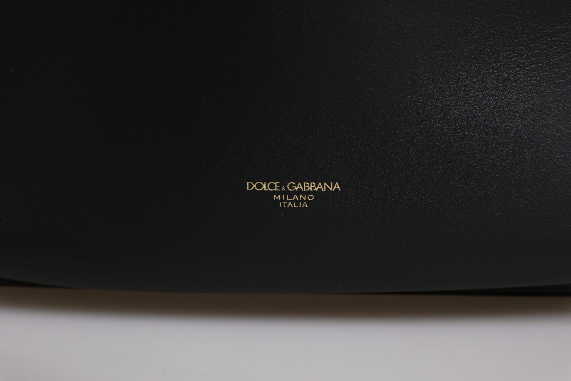 Dolce & Gabbana Black DG Leather Logo Print Travel Backpack Bag