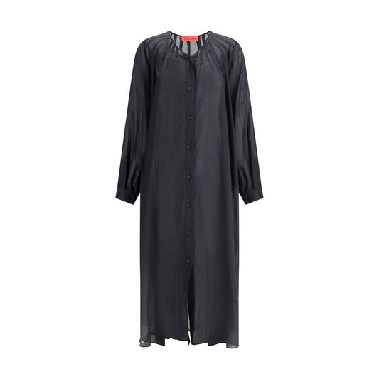 The Latest Cotton Long Chemisier Dress