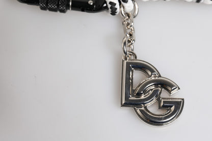 Dolce & Gabbana Multicolour Tape String DG Logo Keychain Keyring