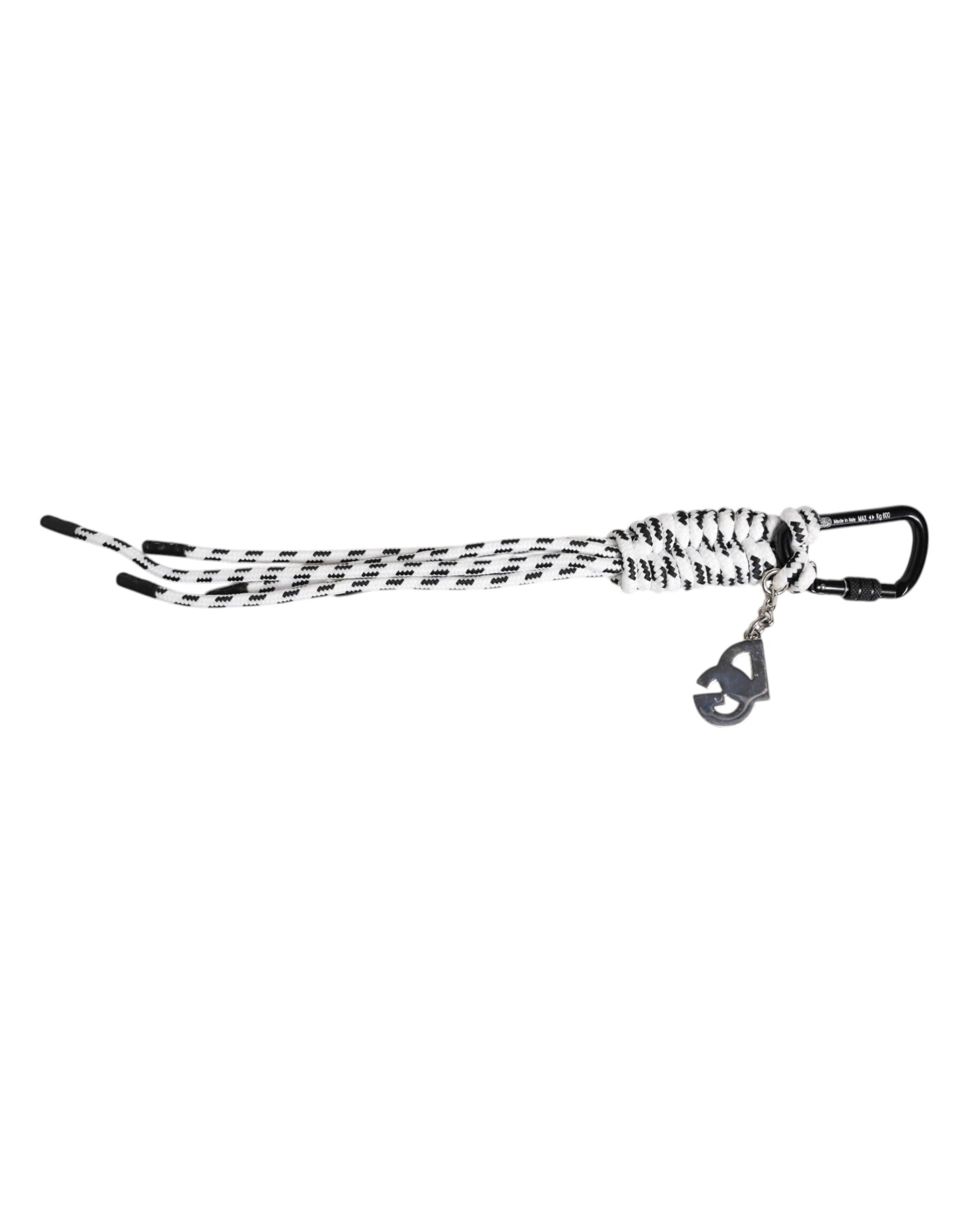 Dolce & Gabbana Multicolour Tape String DG Logo Keychain Keyring