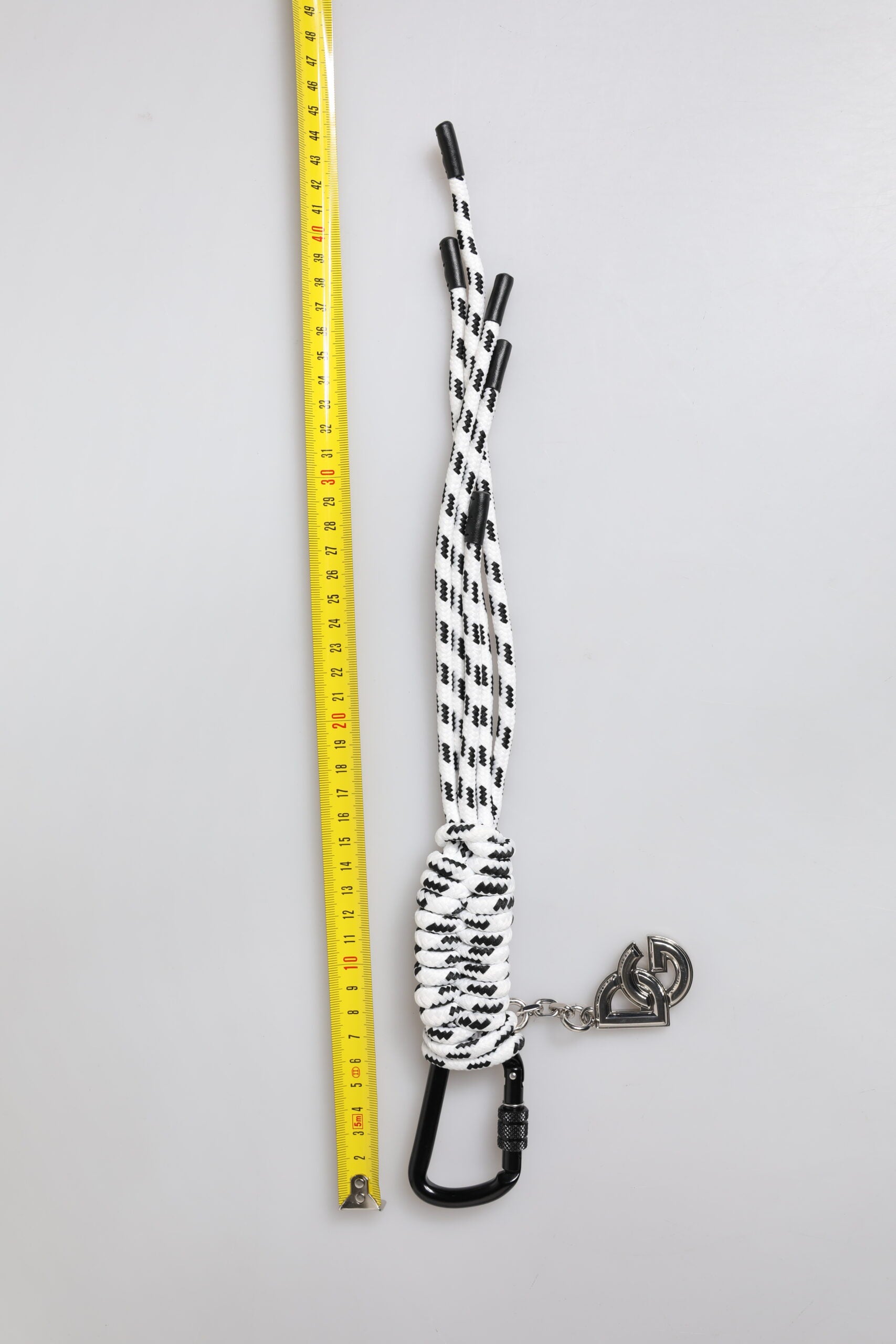 Dolce & Gabbana Multicolour Tape String DG Logo Keychain Keyring