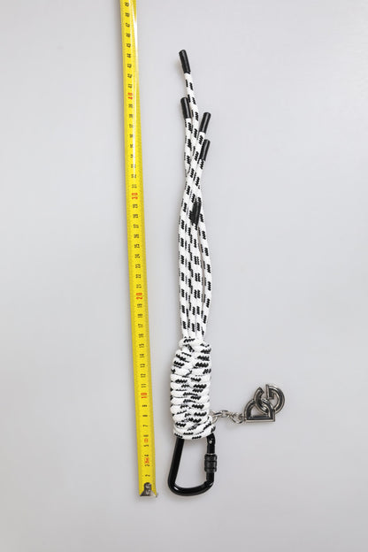 Dolce & Gabbana Multicolour Tape String DG Logo Keychain Keyring