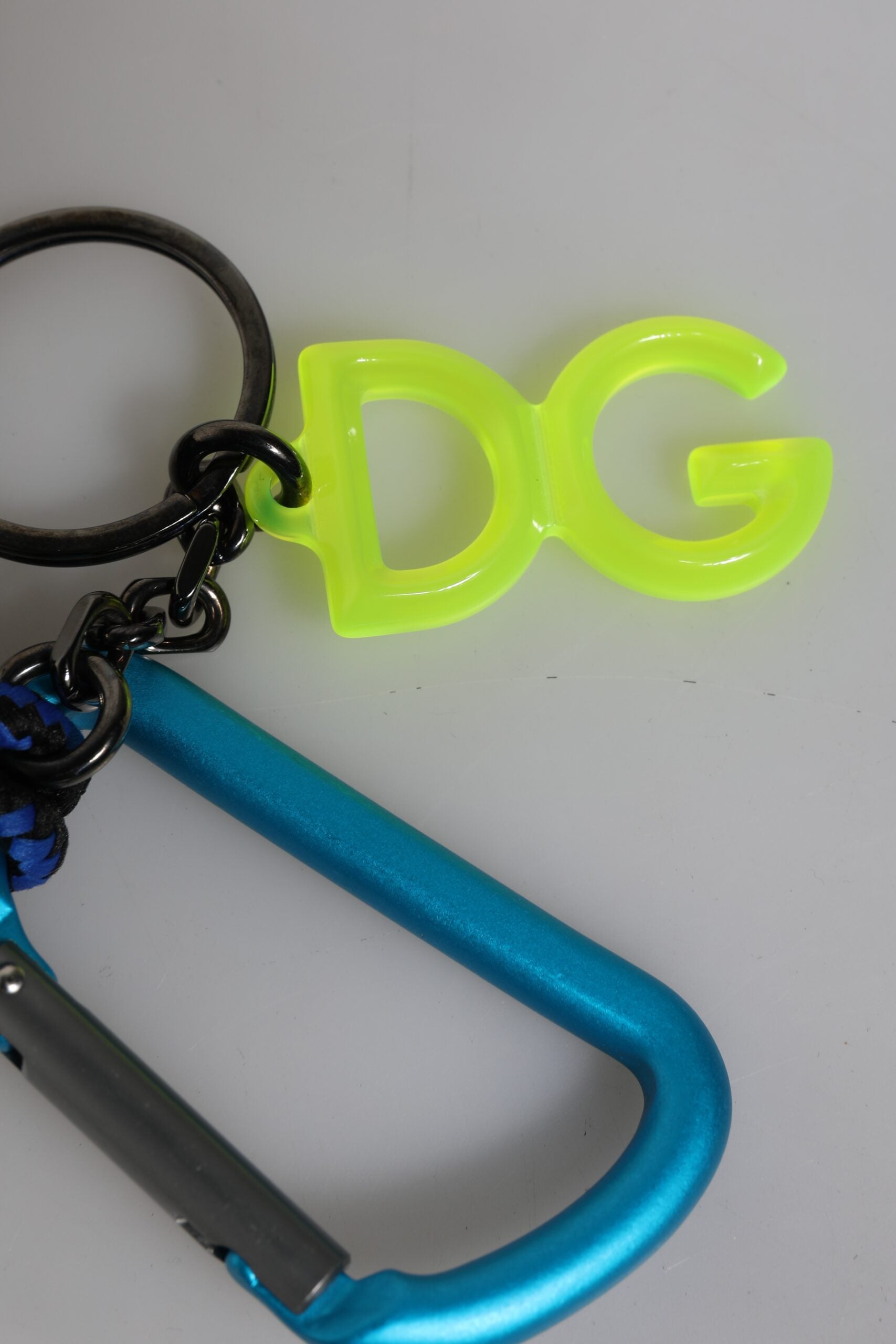 Dolce & Gabbana Multicolour Tape String DG Logo Keychain Keyring