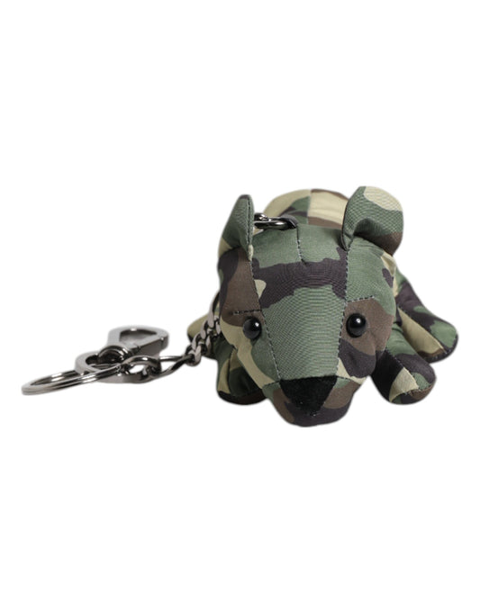 Dolce & Gabbana Army Camouflage Animal Silhouette Keychain Keyring