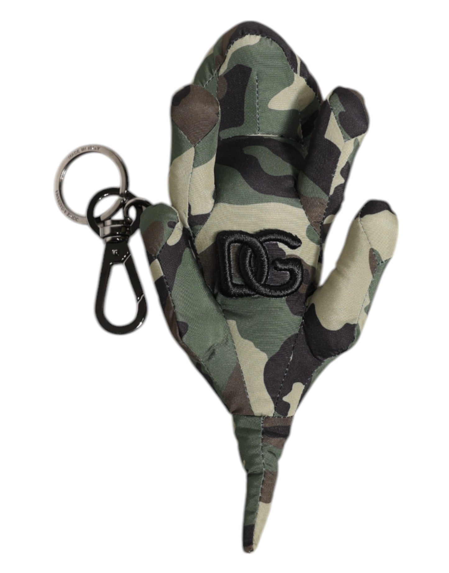 Dolce & Gabbana Army Camouflage Animal Silhouette Keychain Keyring