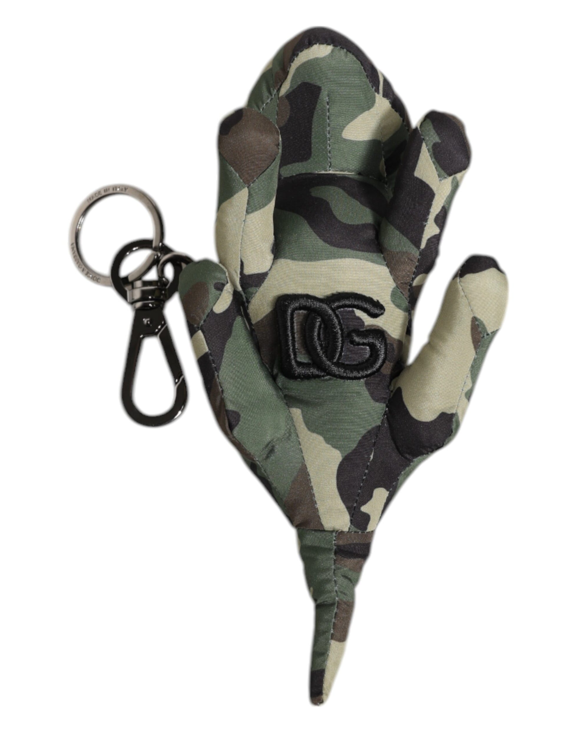 Dolce & Gabbana Army Camouflage Animal Silhouette Keychain Keyring