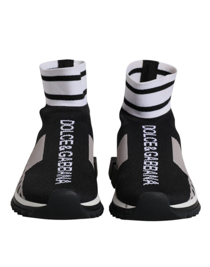 Dolce & Gabbana Black Gray Sorrento Sneakers for Men