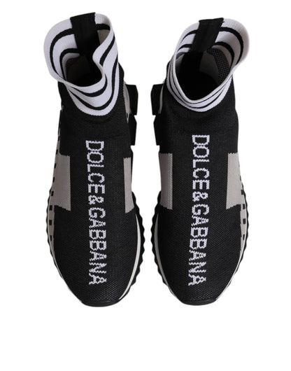 Dolce & Gabbana Black Gray Sorrento Sneakers for Men