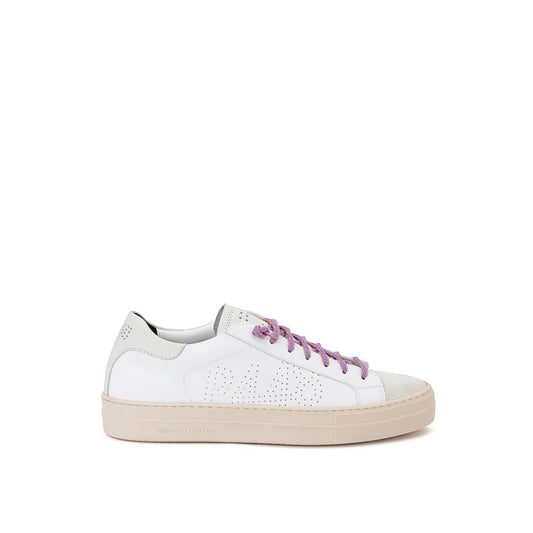 P448 White Leather Thea Sneaker