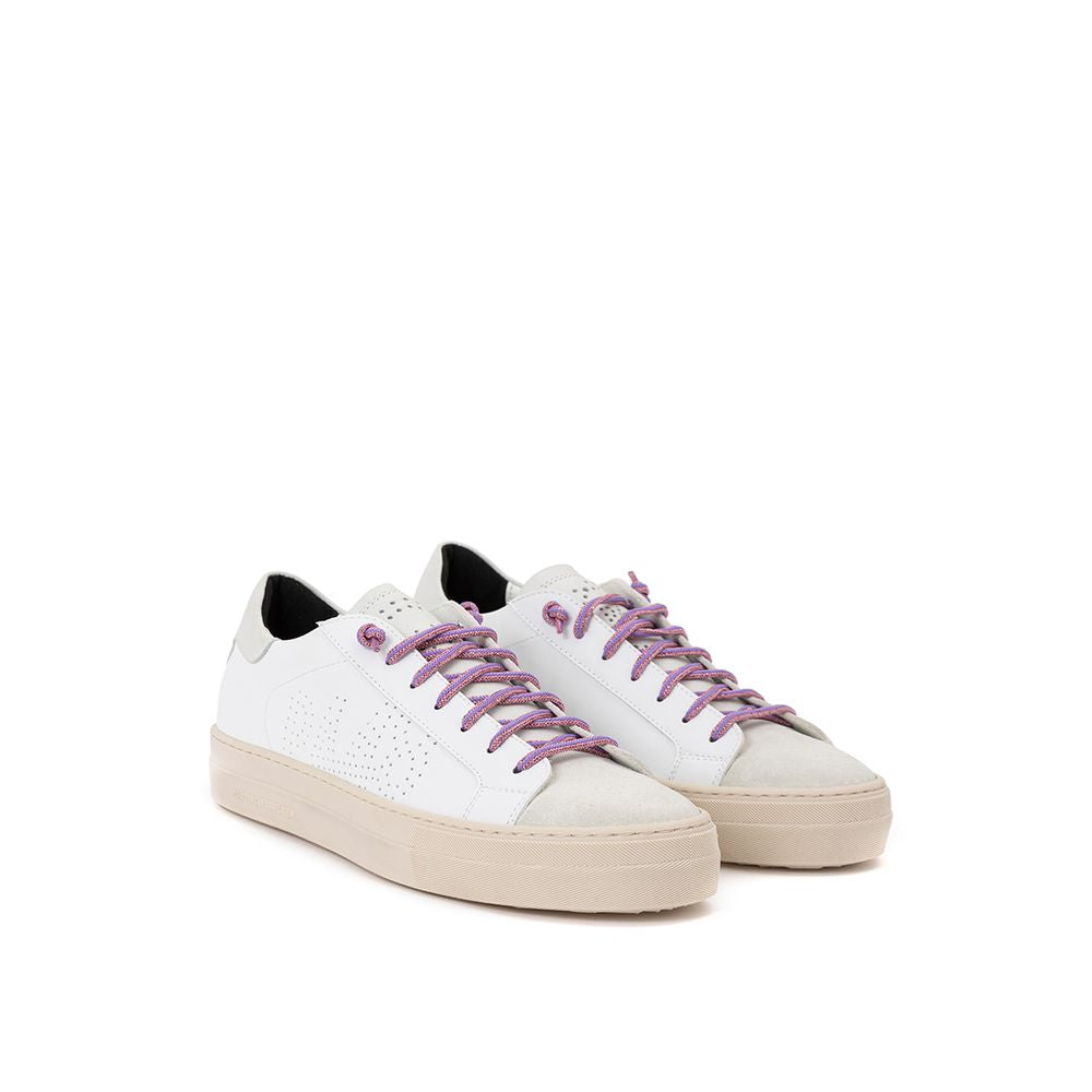 P448 White Leather Thea Sneaker