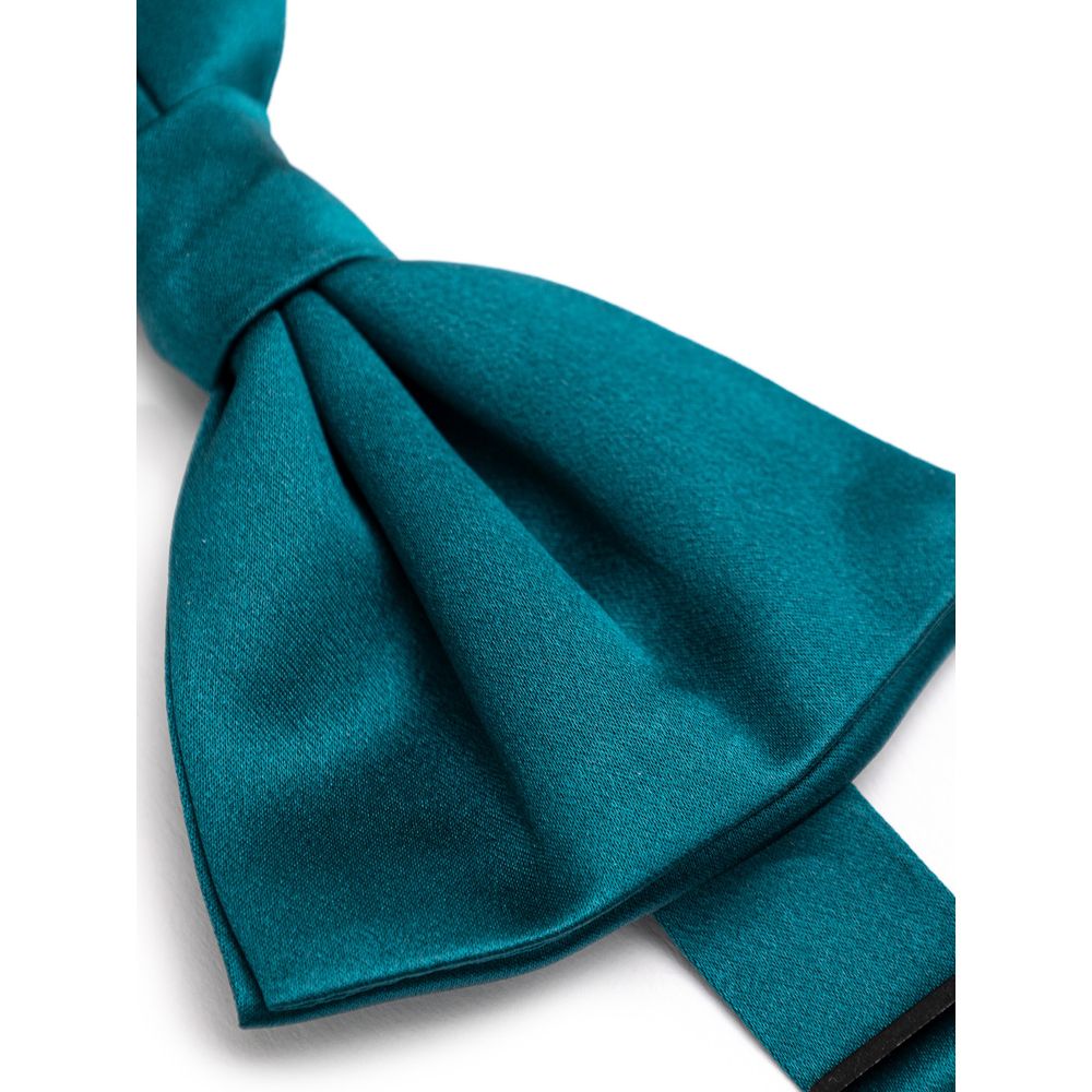 Dolce & Gabbana Emerald Green Silk Bowtie