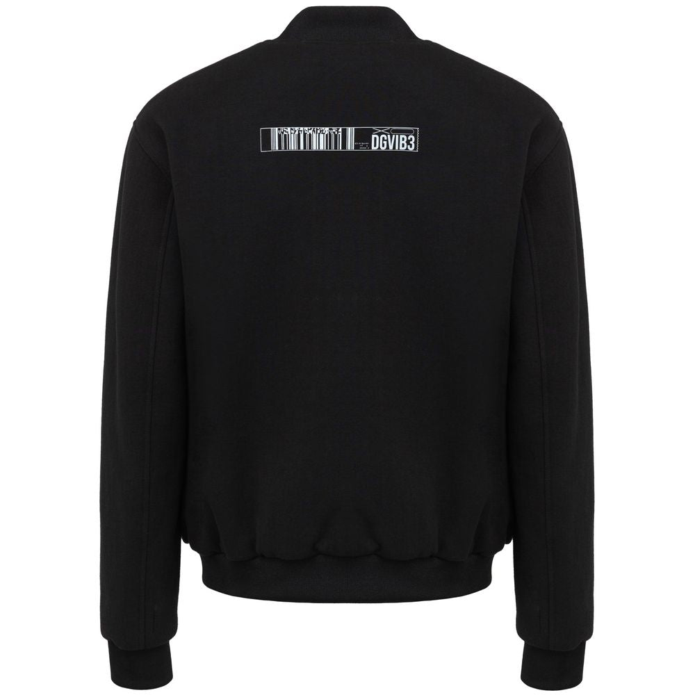 Dolce & Gabbana Black DGVIB3 Viscose Bomber Jacket for Men