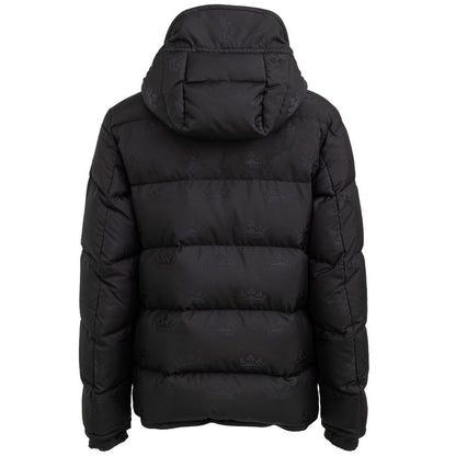 Dolce & Gabbana Black Hooded Puffer Jacket for Men