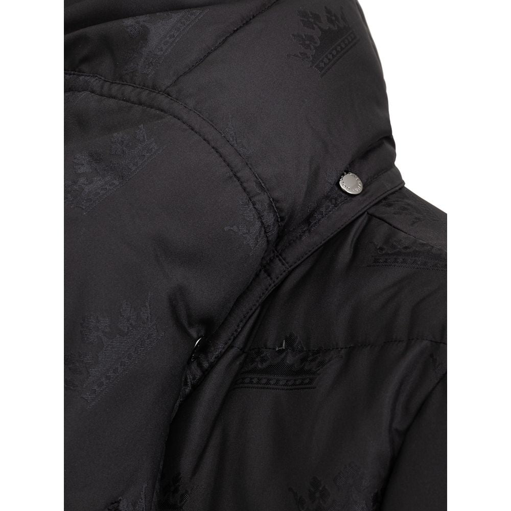 Dolce & Gabbana Black Hooded Puffer Jacket for Men