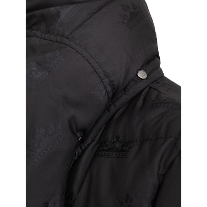 Dolce & Gabbana Black Hooded Puffer Jacket for Men