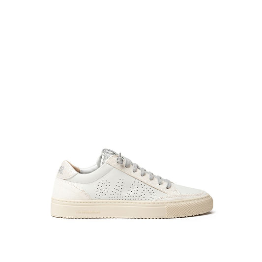Brand White Leather Sneaker