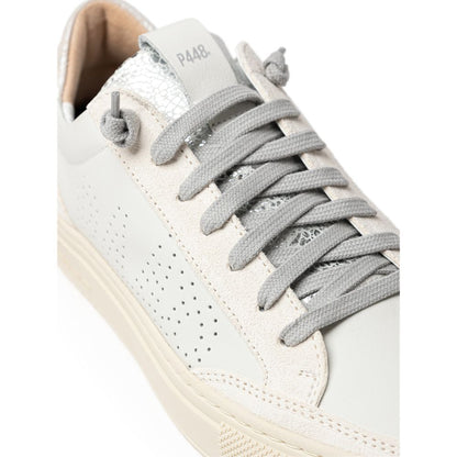 Brand White Leather Sneaker