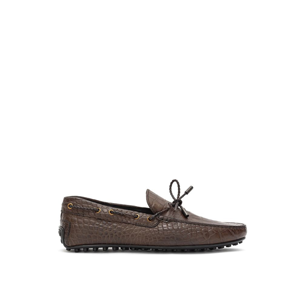 Tod's Brown Leather Loafers