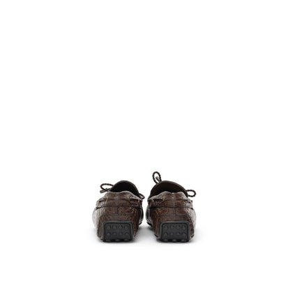 Tod's Brown Leather Loafers
