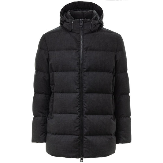 Herno - Men's Black Hooded Puffer Jacket