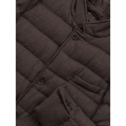 Herno Brown Wool Jacket - Timeless Elegance and Warmth
