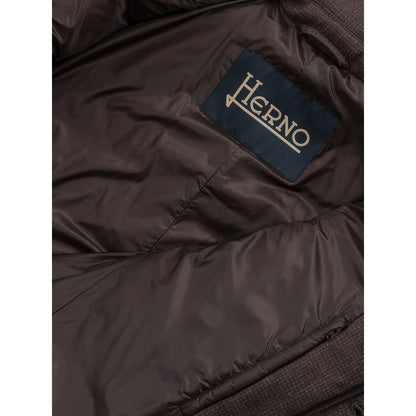 Herno Brown Wool Jacket - Timeless Elegance and Warmth