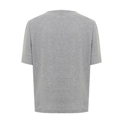 Sophisticated Gray Cotton Top by Dsquared2