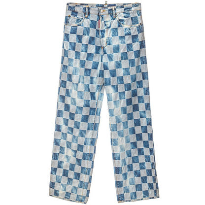 Dsquared2 Blue Cotton Jeans & Pant