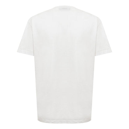 Chic White Cotton Staple Tee by Dsquared2