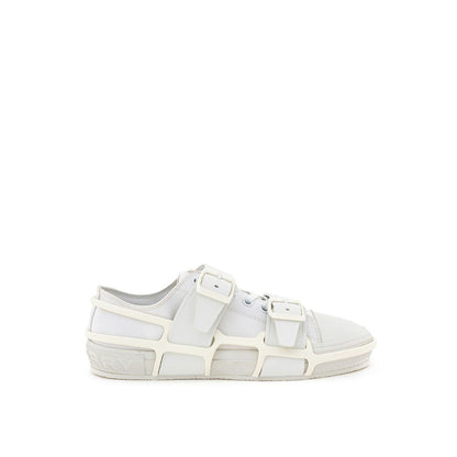 Burberry White Cotton Athletic Sneakers