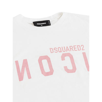 Dsquared2 Elegant Cotton White Tee for Stylish Women